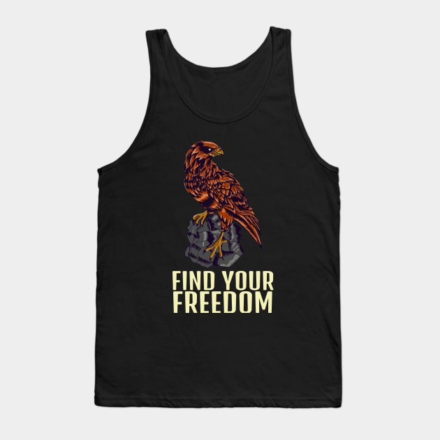 Find Your Freedom Tank Top by roeswan